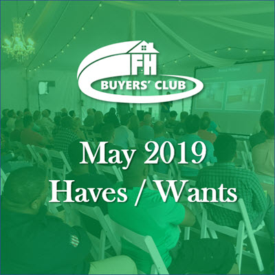 Haves & Wants May 2019