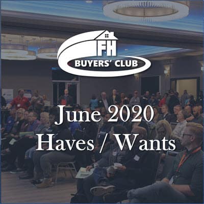 Haves and Wants June 2020