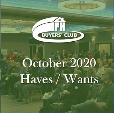 Haves and Wants October 2020
