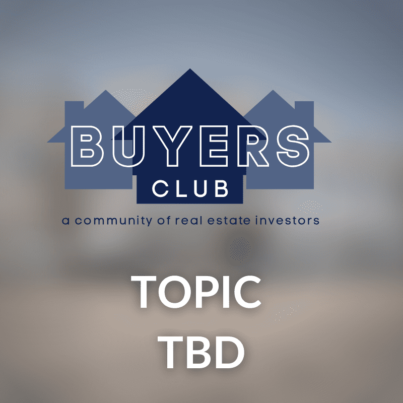 August 2024 – Topic TBD