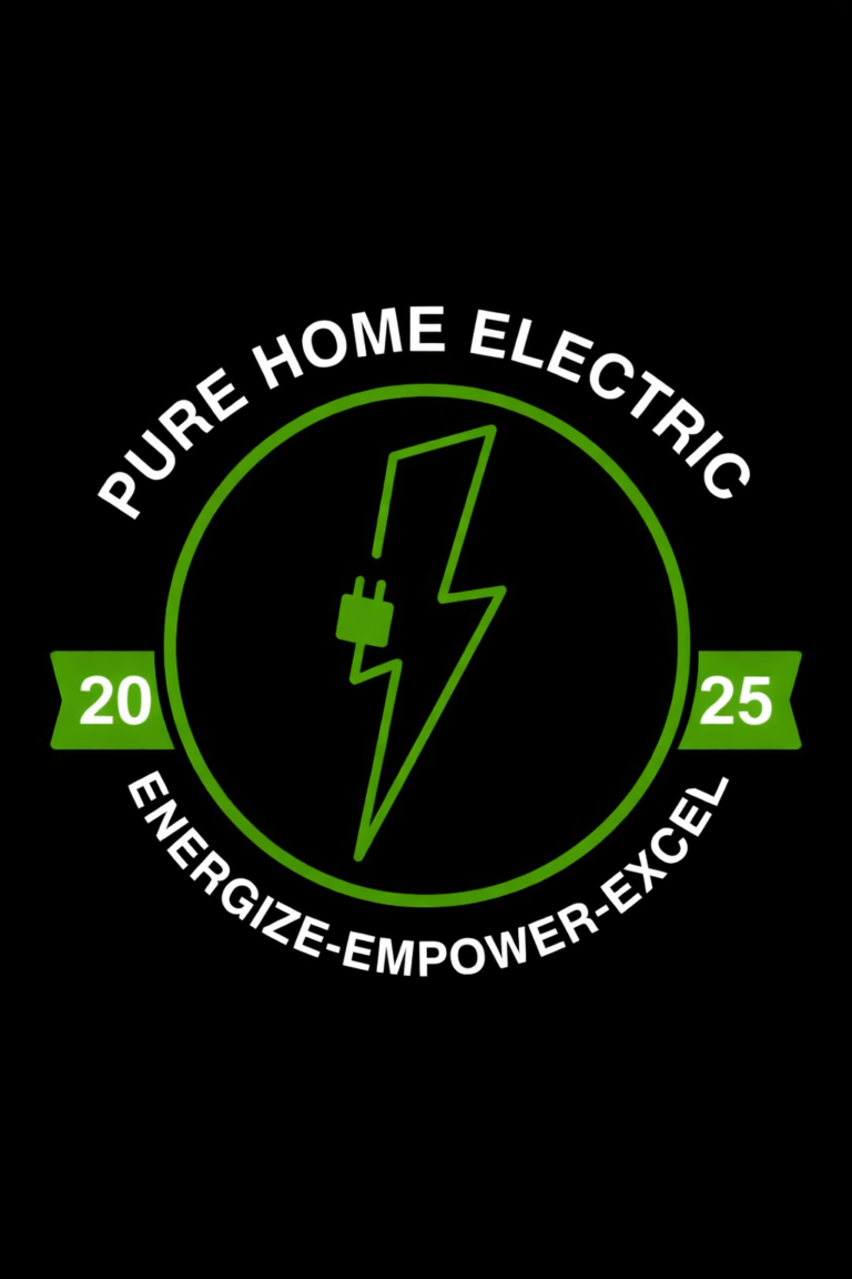 Pure Home Electric Logo Black Background 768x1152